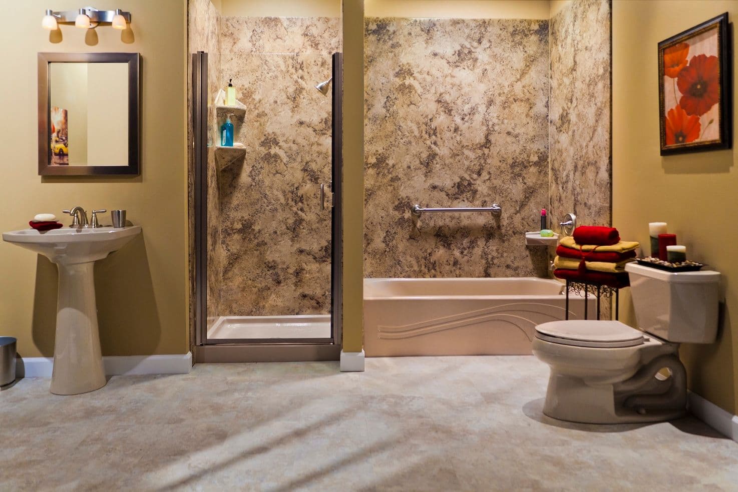 Sandbar_Wave_Tub_Madiera_Granite_Smooth_Walls_Brushed_Nickel_Shower_Door_and_Fixtures_Photo2_IMG_0322_LR_bci.jpg